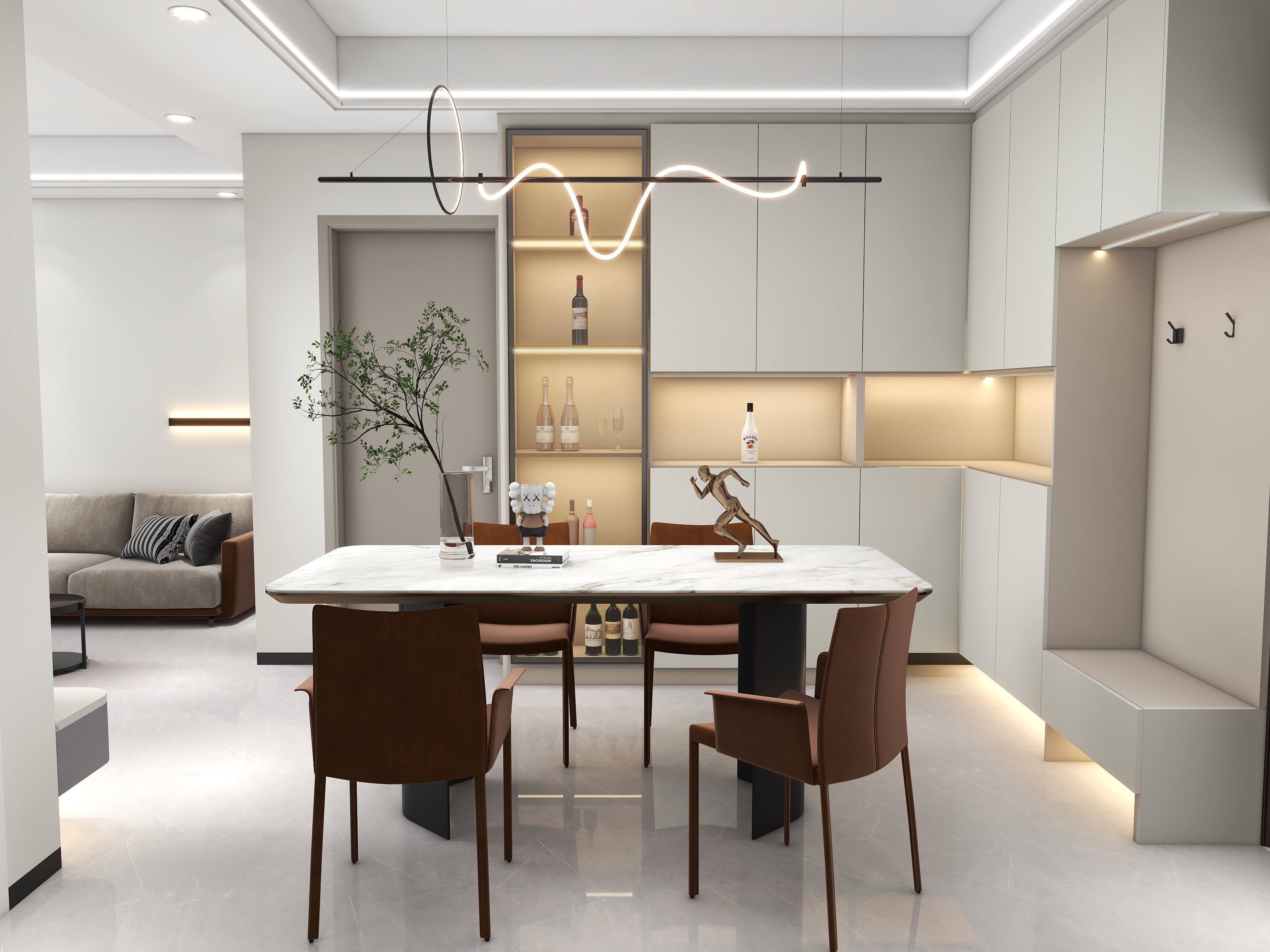 D抖音HM-正阳江南城中户-装修设计方案