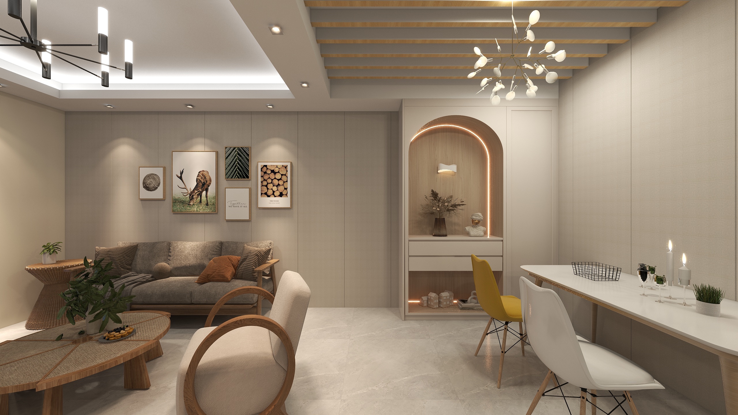 设计师阿枫-海德公园北欧80㎡3室-装修设计方案