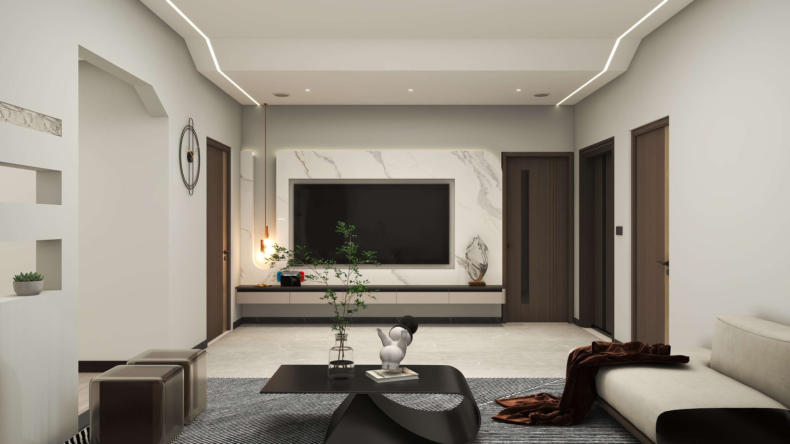 一橙装饰-119㎡3室-装修设计方案