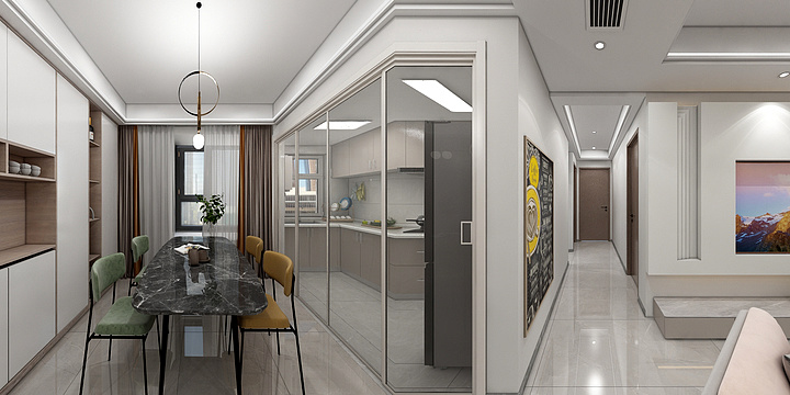 佳梁设计-碧桂园九龙山3-1-1101-装修设计方案