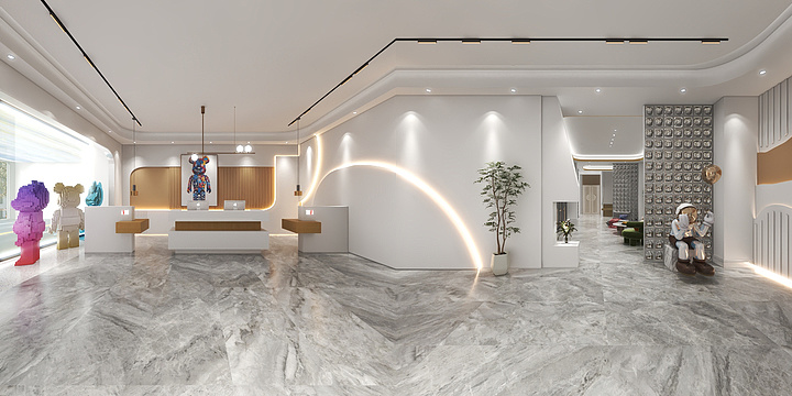 寻梵-轻奢风玩偶店-装修设计方案