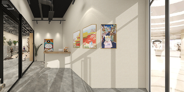 杨杨杨阿--华都汇猫咖-装修设计方案