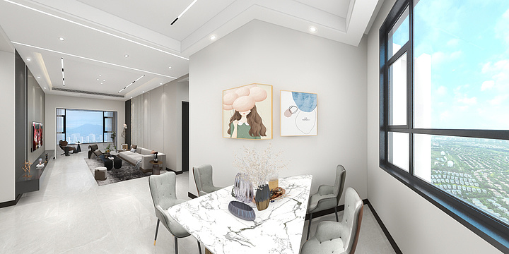 枫尚装饰公司-恒大御景半岛 样板间方案-装修设计方案