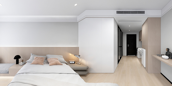 HM效果图表现-丽水尖微公寓-装修设计方案