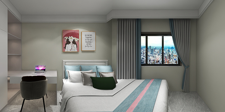 苏苏子STYLE-雍华公馆B16号楼芳姐-装修设计方案