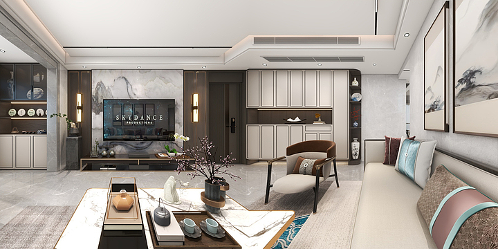 1设计年1-筑美家装饰-五华琴江壹号B1-2502房-谢总雅居-装修设计方案