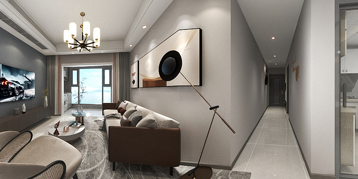 深度装饰设计总监张强-观澜高尔夫10-701彭总-装修设计方案