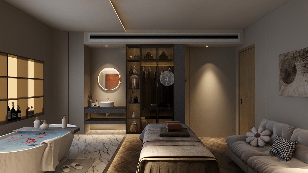 林立清-包间施工图-装修设计方案