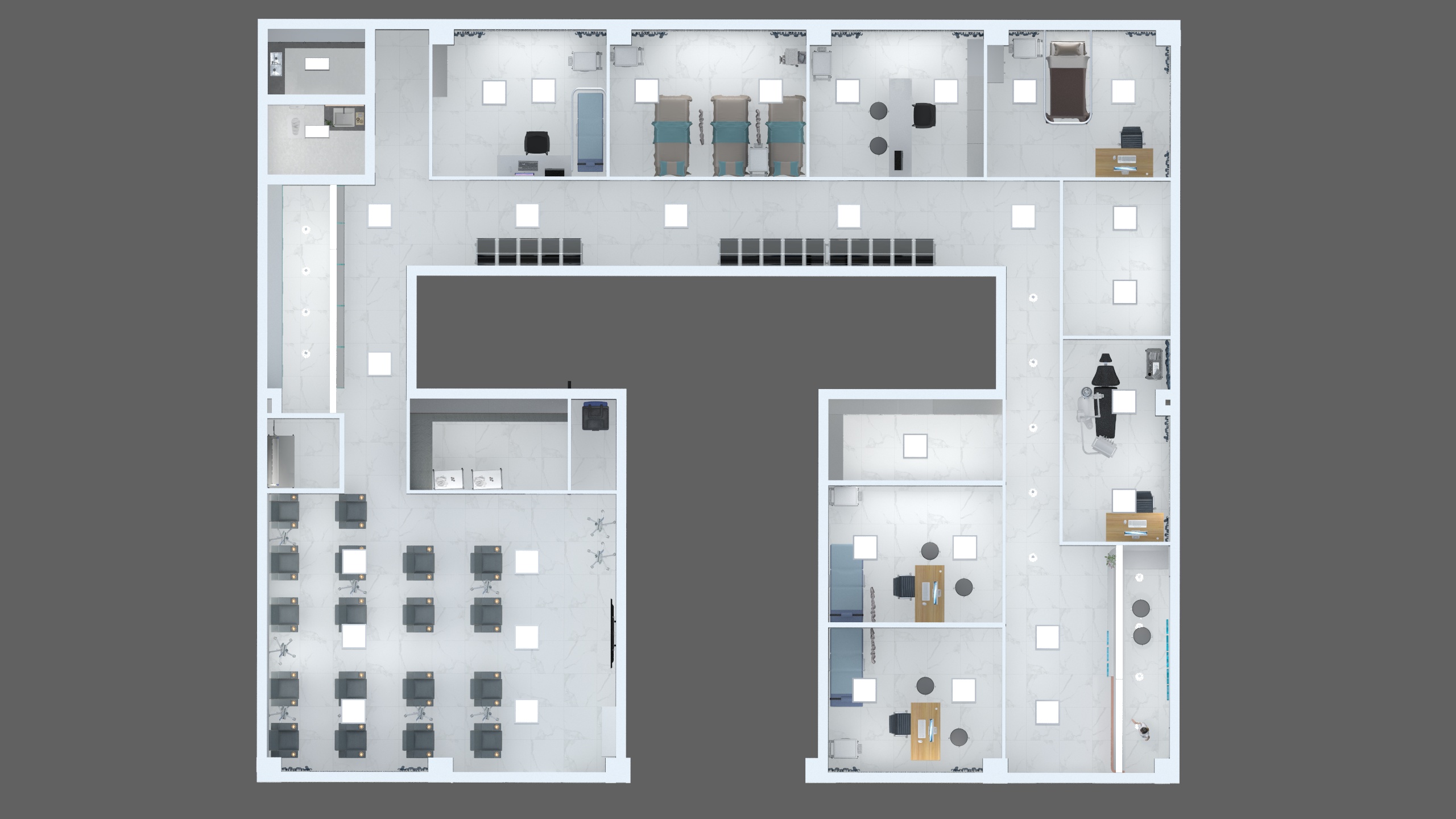 鹭渊设计周建-南木林诊所-装修设计方案