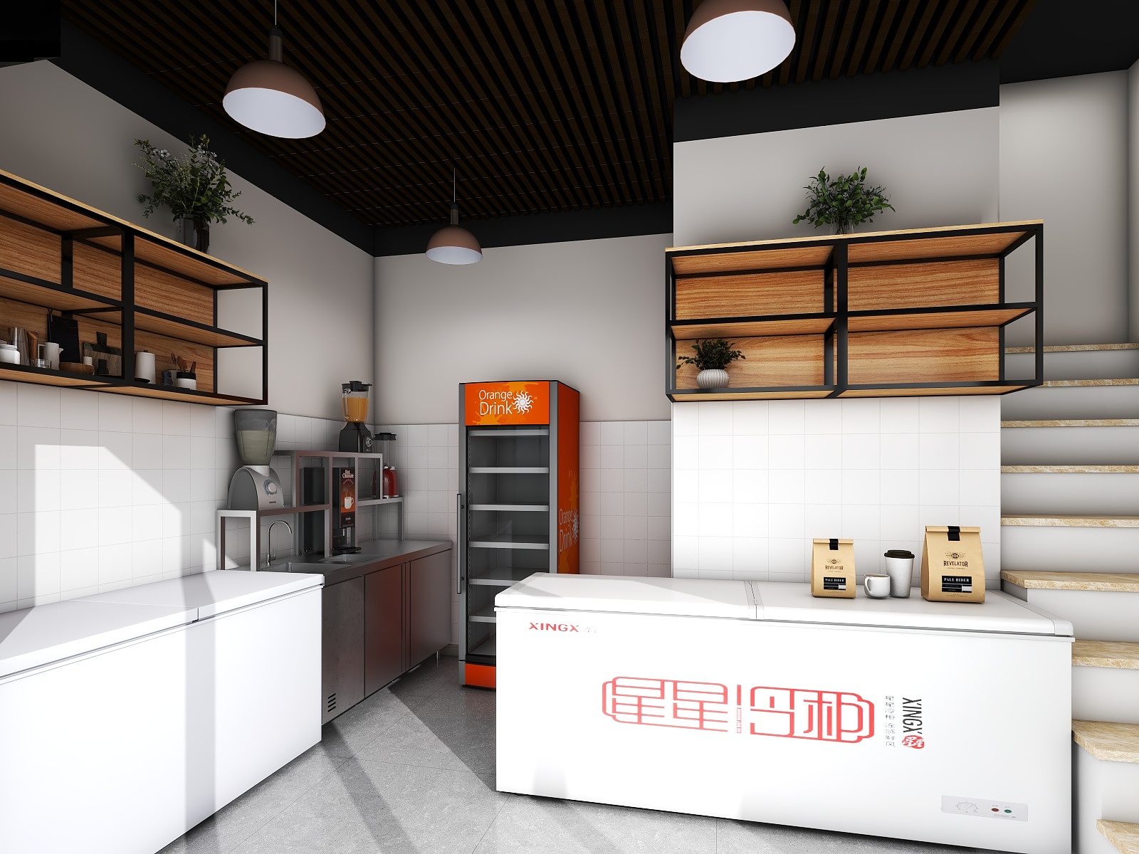 SailorzkFR-外卖奶茶店-装修设计方案