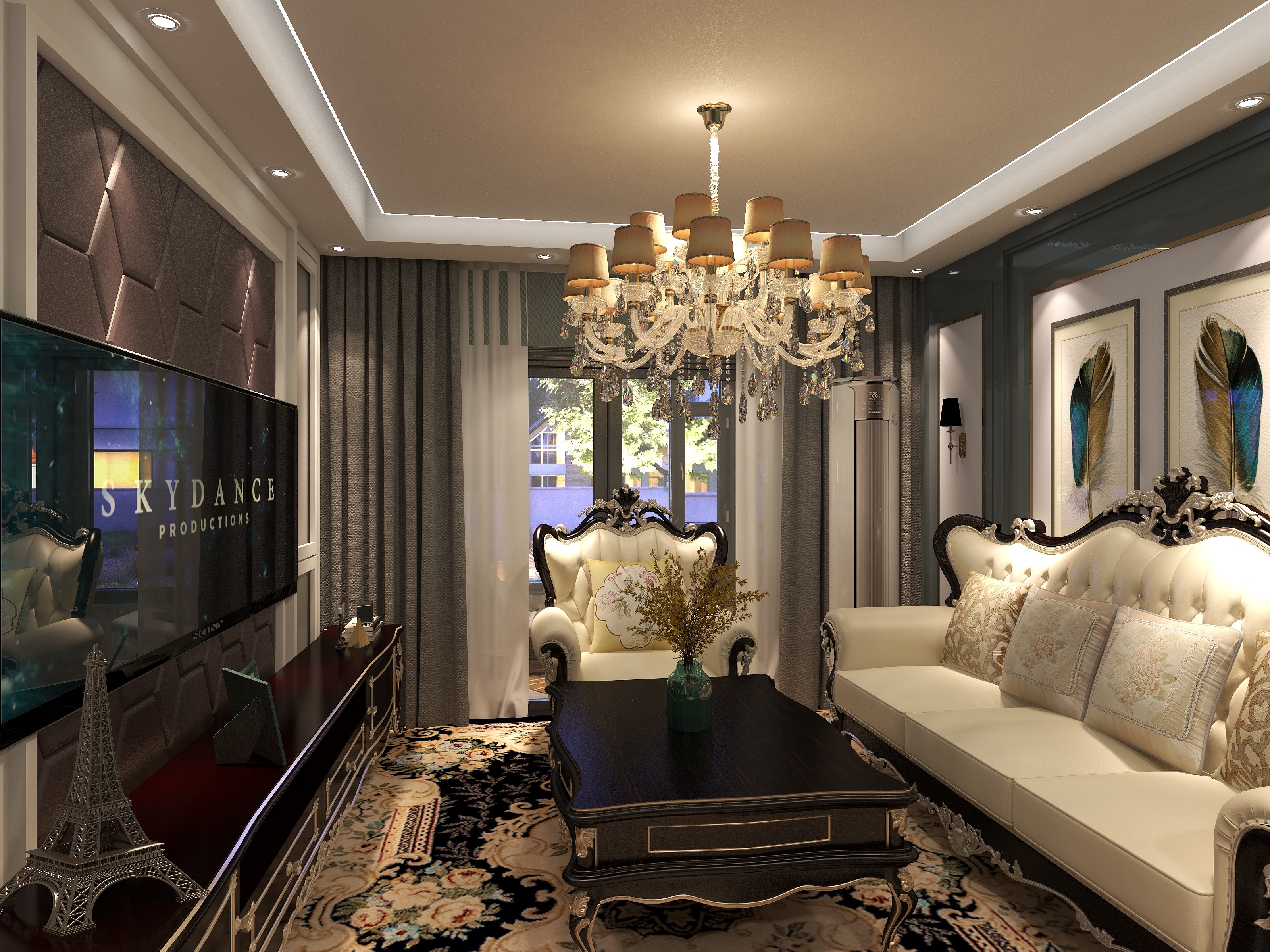 老酒plus咖啡-海德公园81㎡3室-装修设计方案