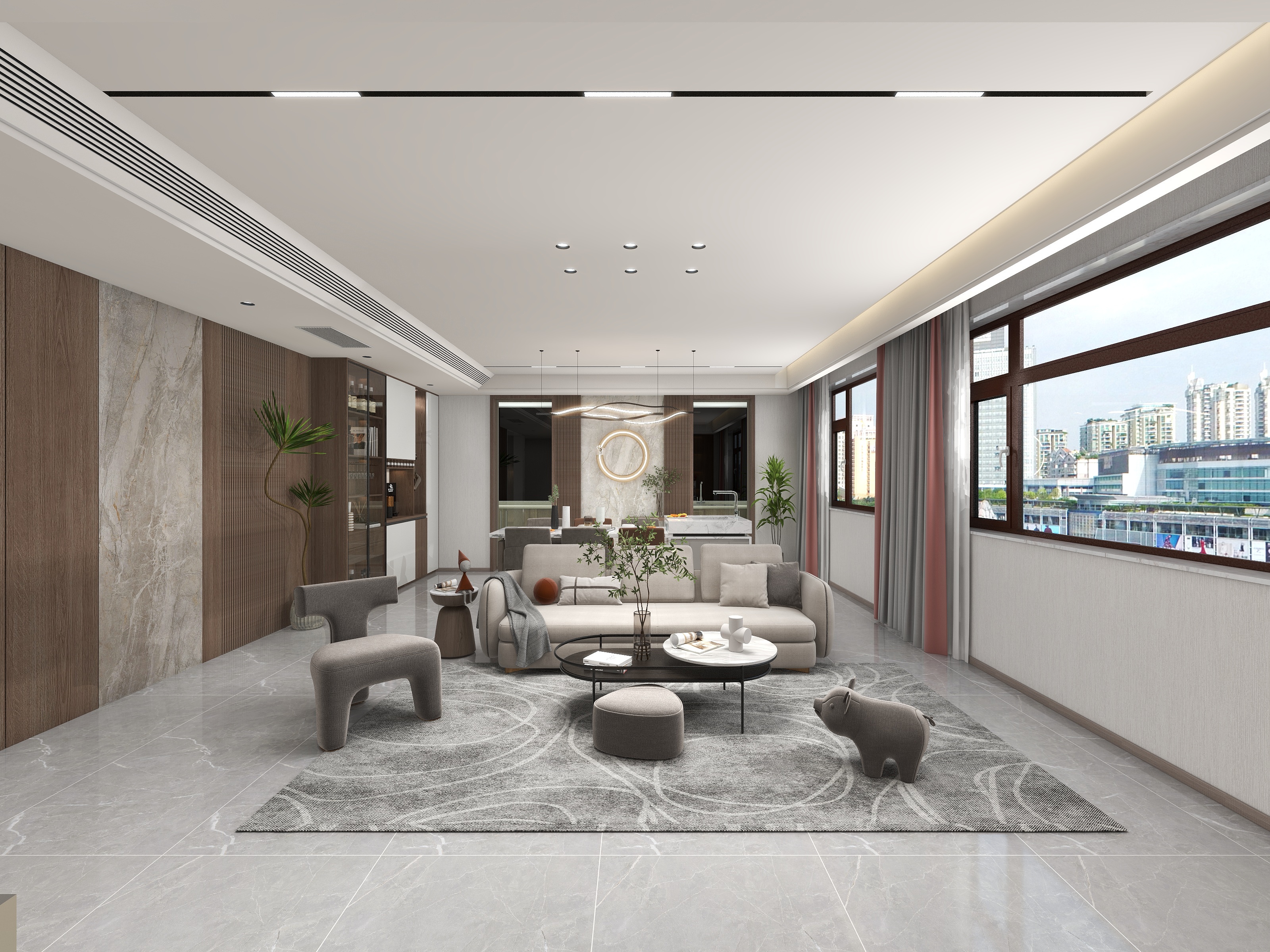 18606317890vEzJ-望府公馆轻奢-装修设计方案