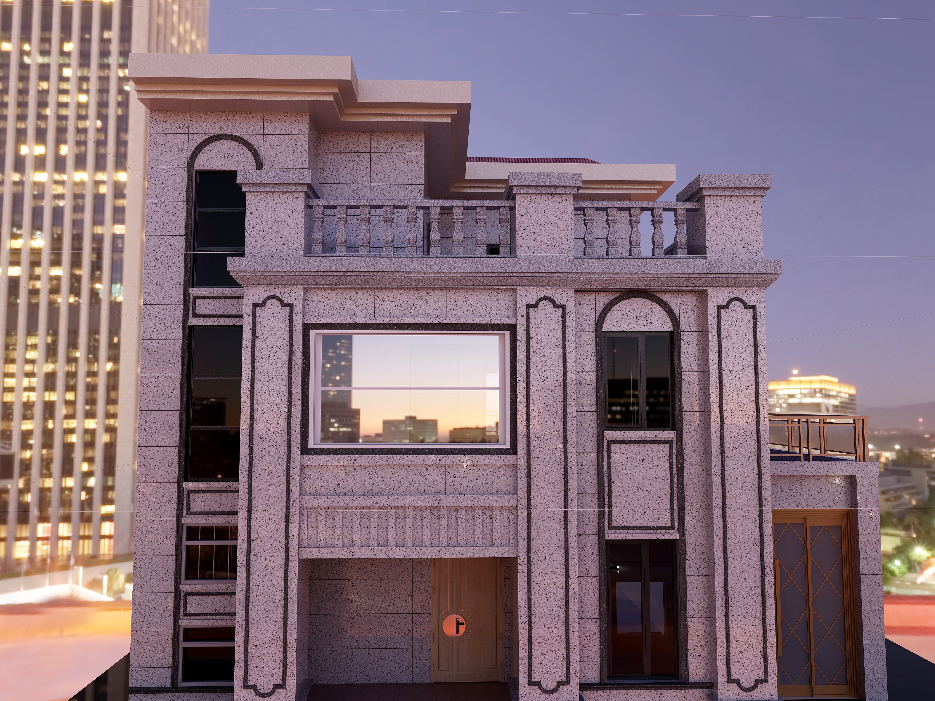 DreaminWong-别墅外墙方案-装修设计方案