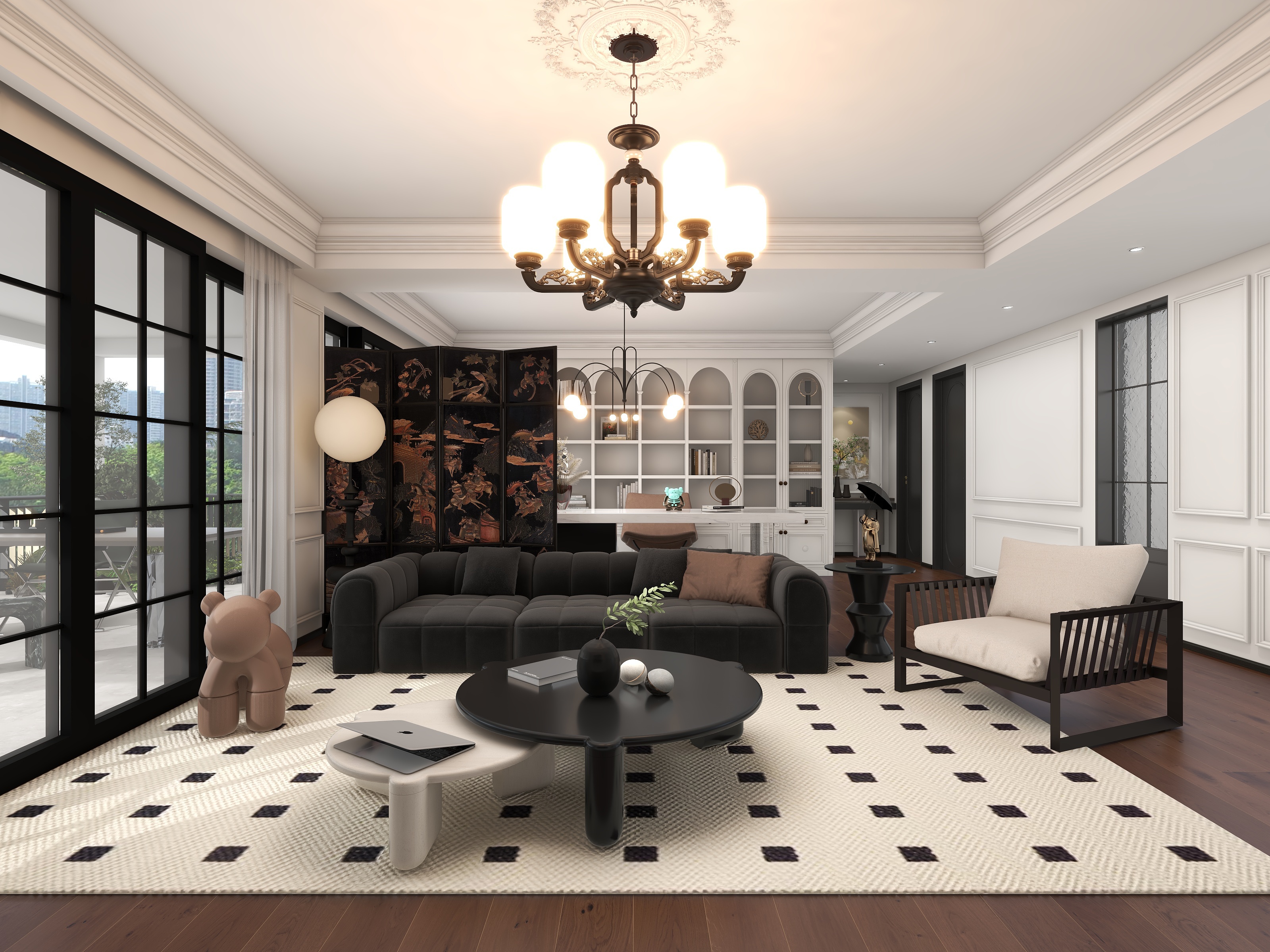 恰逢花开sIhf-2023-0331-法式中国风-装修设计方案