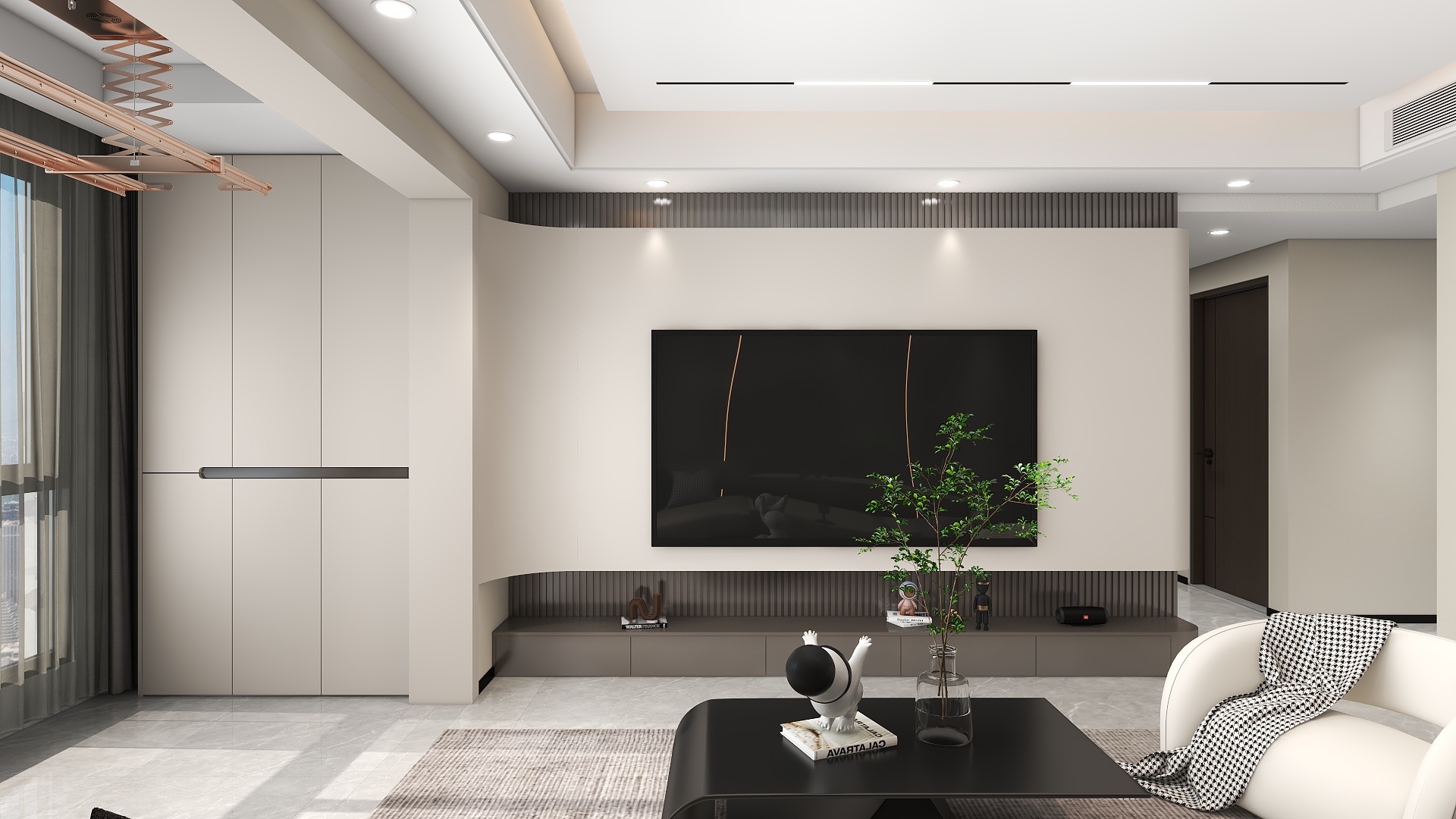 丽森家居-国博领馆三期135㎡1室-装修设计方案