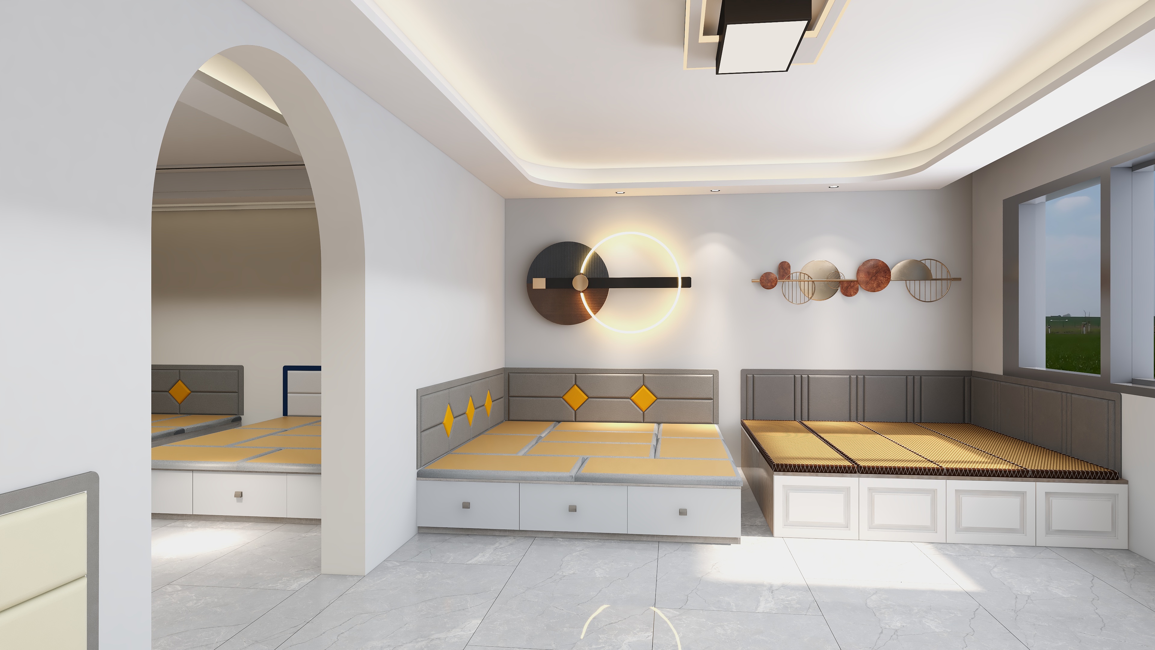 内蒙古兴jFkr-自建房74㎡-装修设计方案