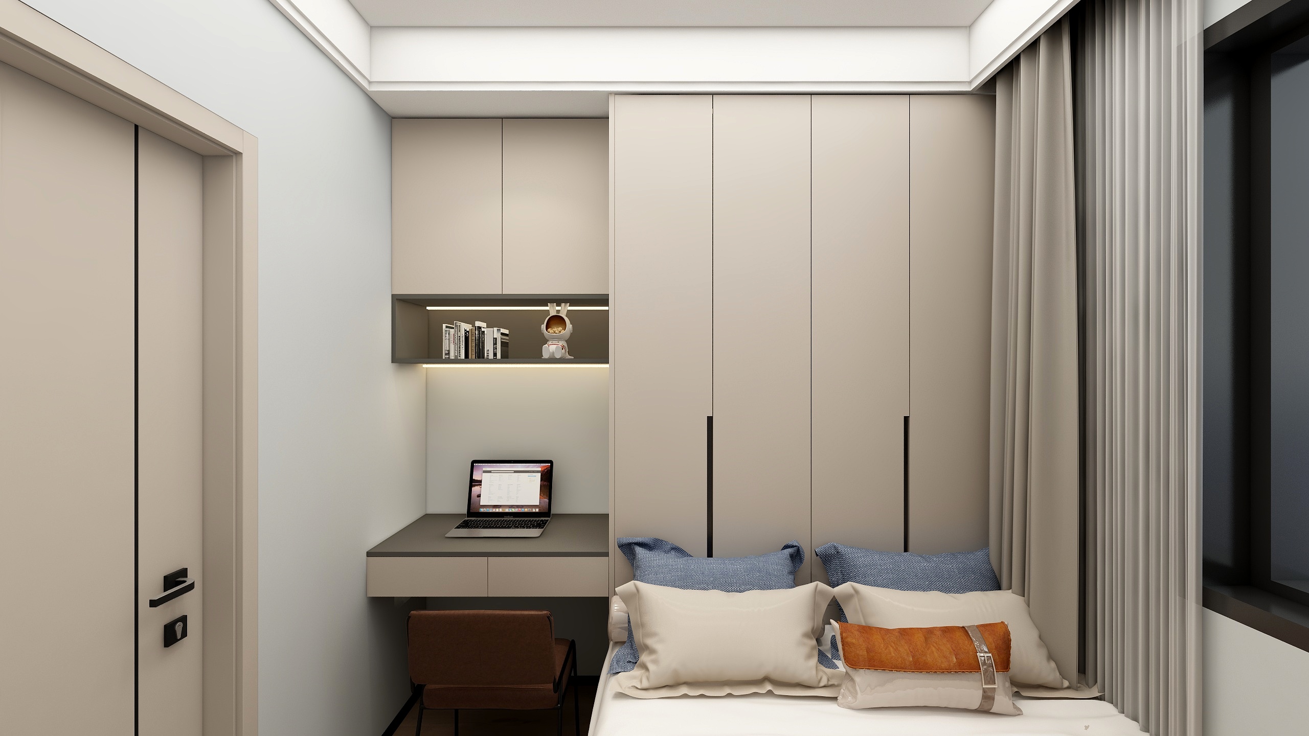 君策家居-碧景阳光7-1304-装修设计方案