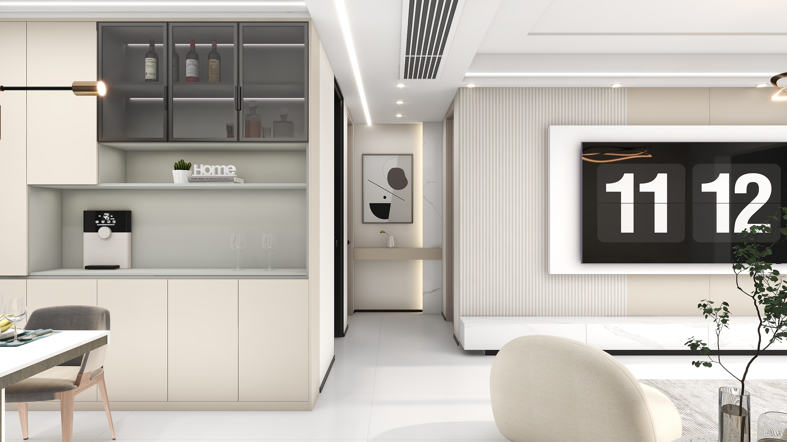 吉舍设计-上善家园52㎡-装修设计方案