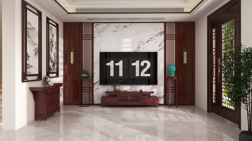 灰兔代画-100㎡2室装修效果图
