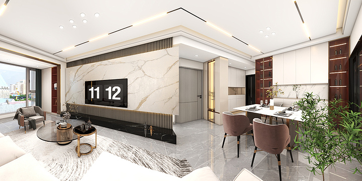 萬少DS-现代轻奢-副本-装修设计方案