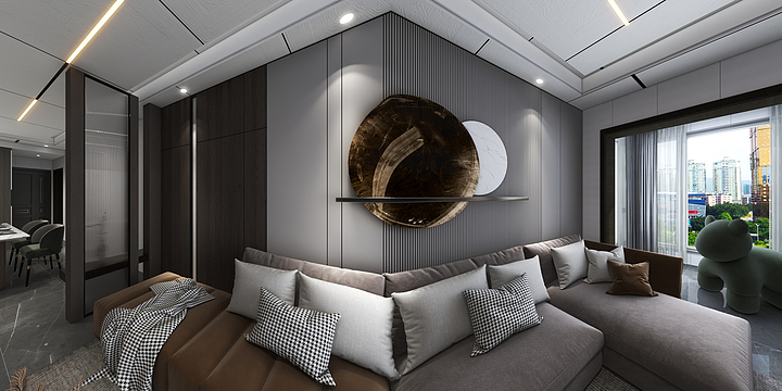 设计工作室效果图-开阳云开广场-装修设计方案