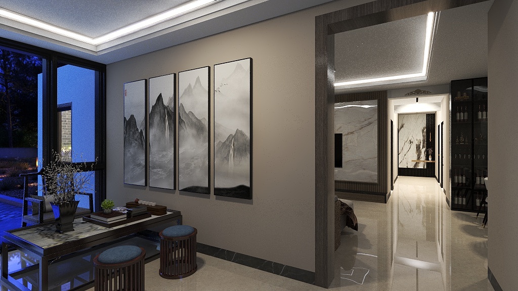 海域冰层-万年城世纪华府-装修设计方案