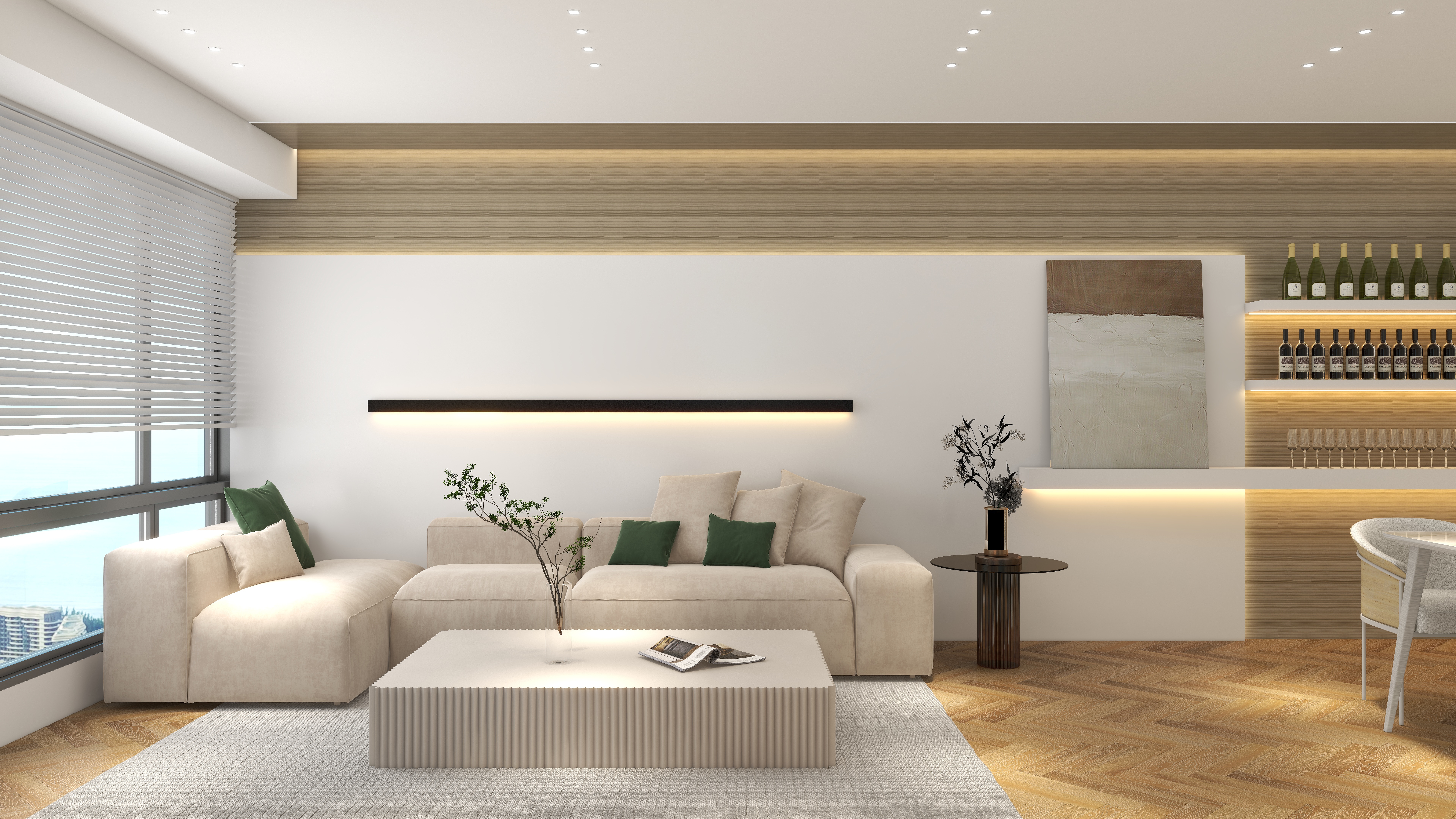 甘肃金昌北创空间设计-SPA港风两室改造-装修设计方案