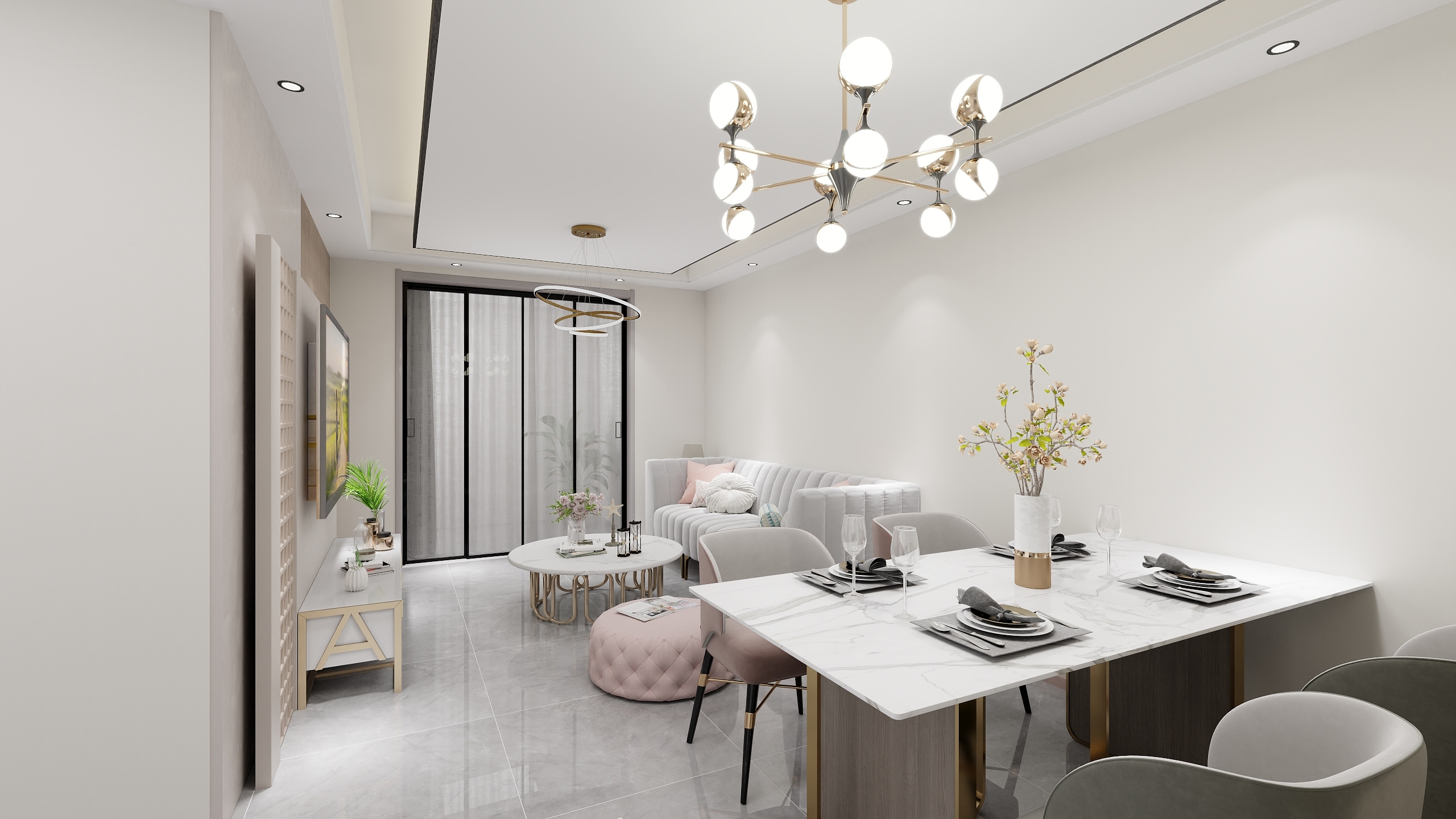 日出扶桑一丈高-海德公园81㎡3室-装修设计方案