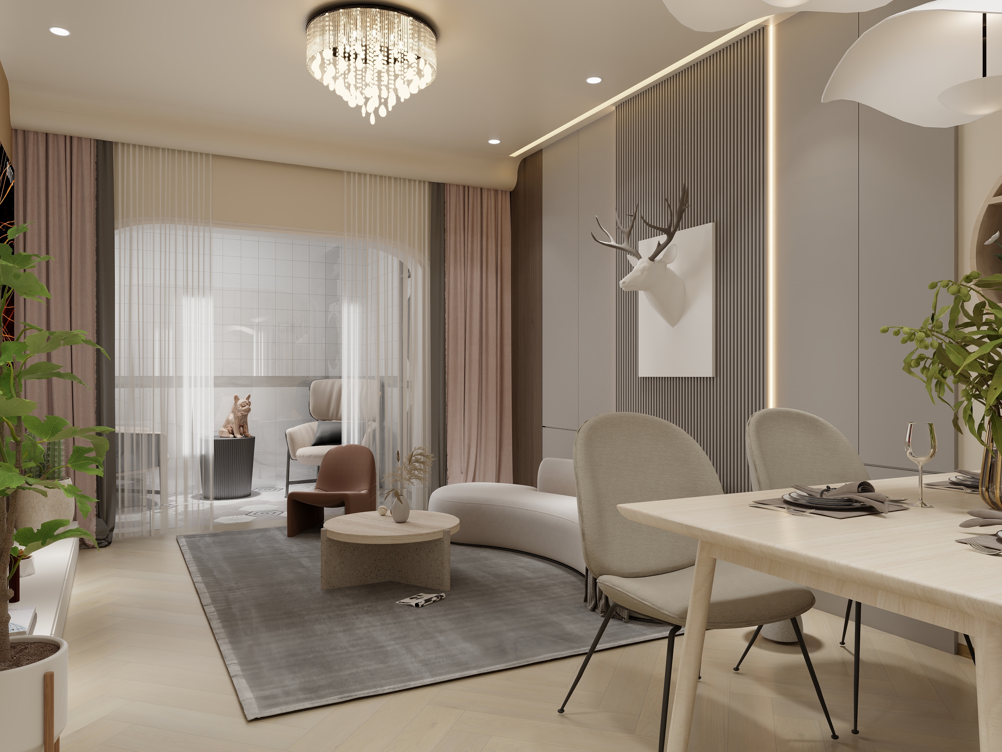 空城旧忆丶故人离-海德公园128㎡3室-装修设计方案