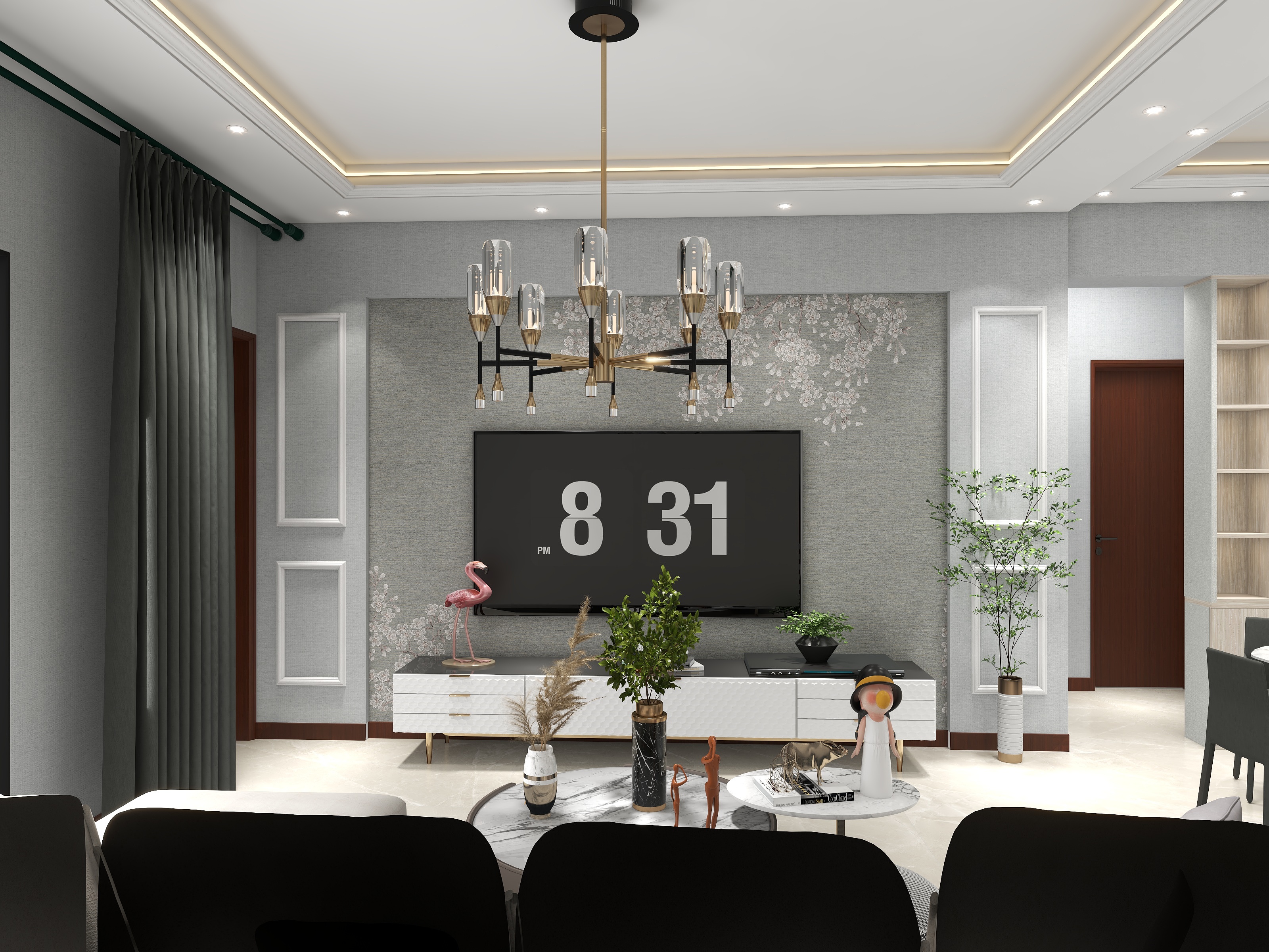 软装设计万子锌-华宇锦绣花城-装修设计方案