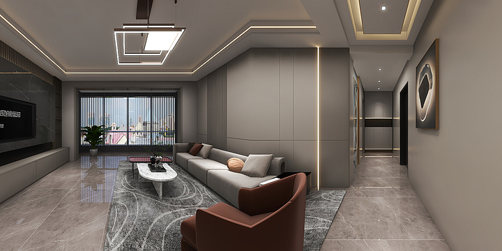 H丨Design-碧桂园17-2-1601-装修设计方案