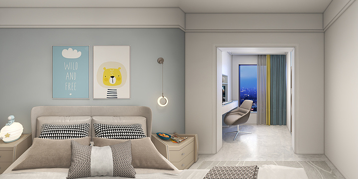 华东大区-宁波-设计师-门店-许猛-宝龙7#2101奶油风-装修设计方案