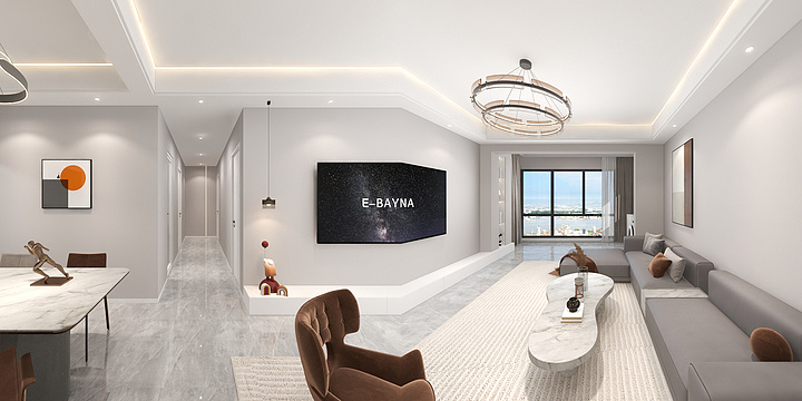 清晨阳光丨星-東道装饰·世茂锦城10-04户型-装修设计方案