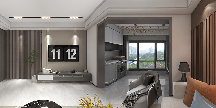 致韵设计-当代上品湾MOMA128平轻奢-装修设计方案