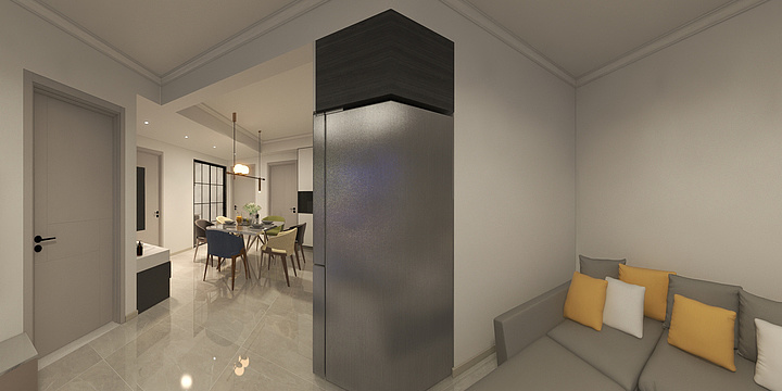 德聚装饰小陆-塞纳蓝湾9幢02户型-装修设计方案