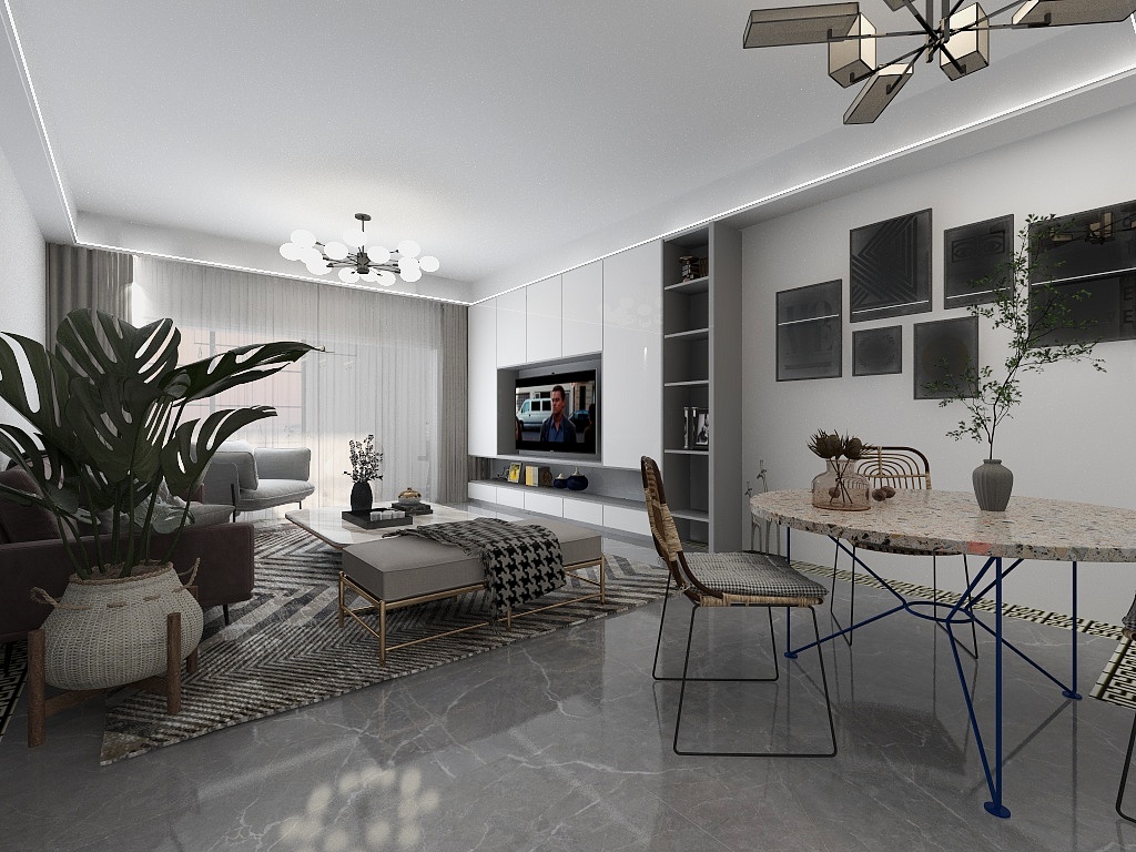 览木家具Design-保利东湾55㎡-装修设计方案