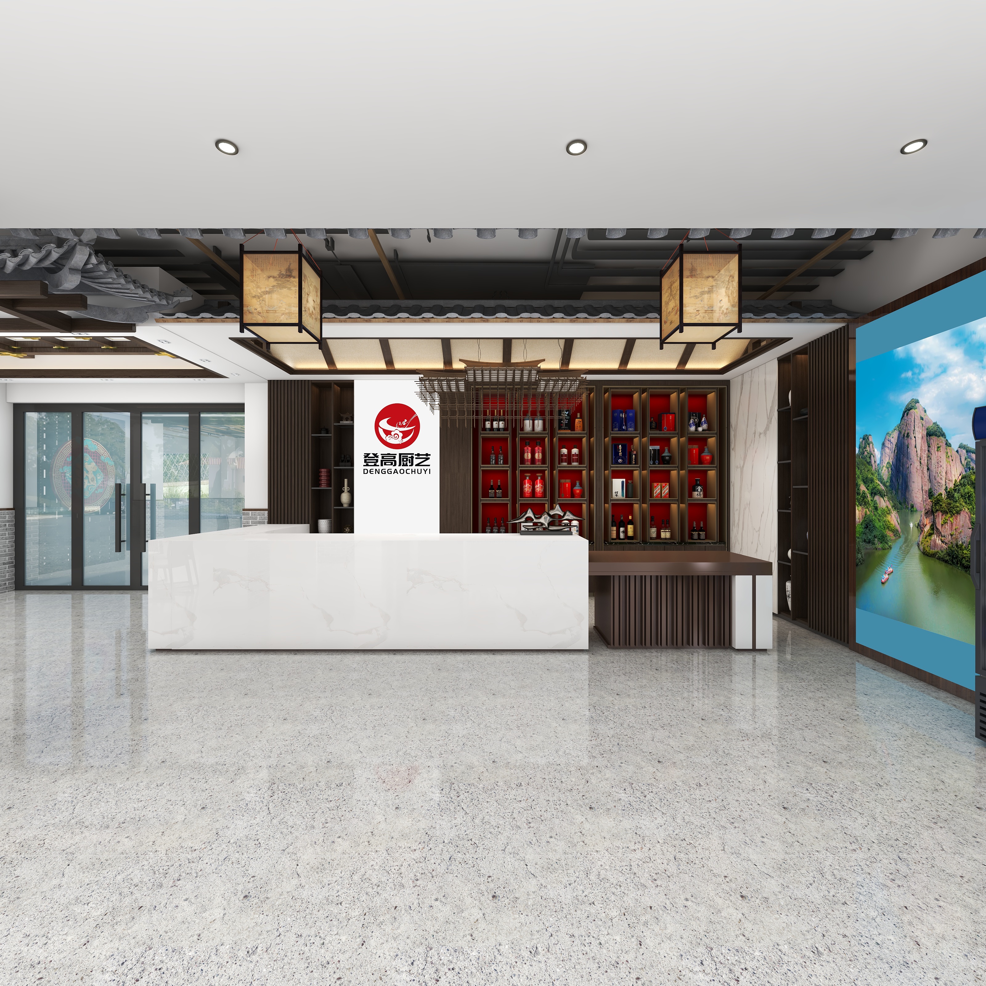 赣州景奕设计-筠门岭登高酒店-装修设计方案