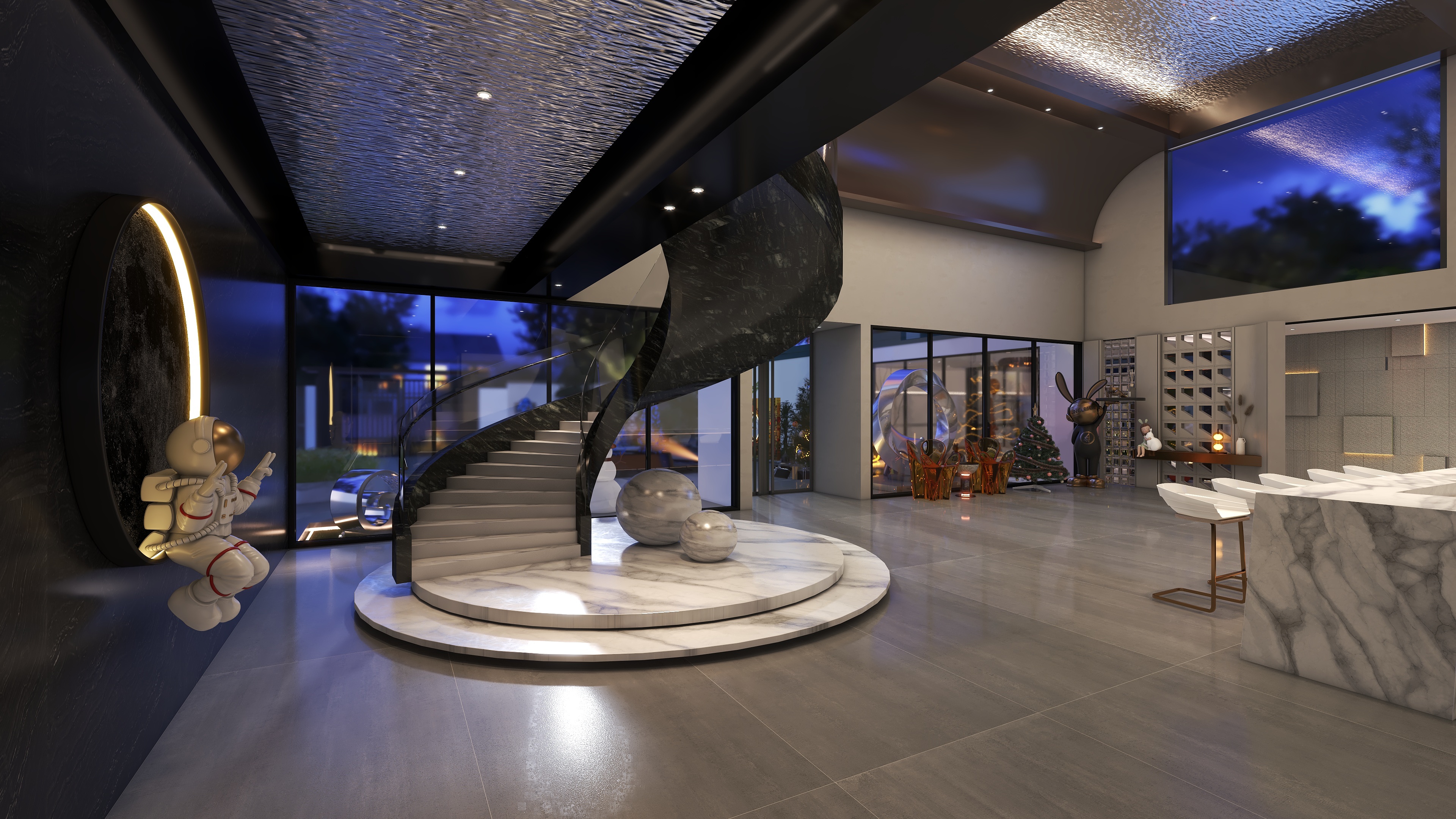 邹偕毓-西门饭店1010㎡装修效果图