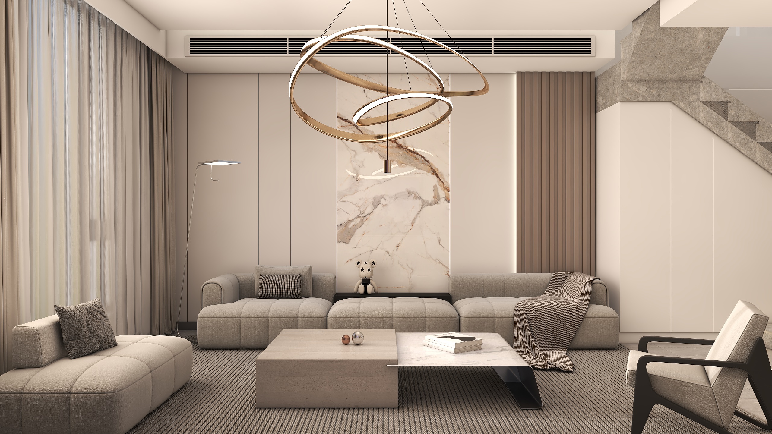 设计师益航-中天诚品200㎡现代简约-装修设计方案