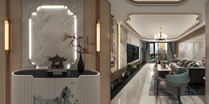 梵枫设计-玖玺台2-1001-副本-装修设计方案