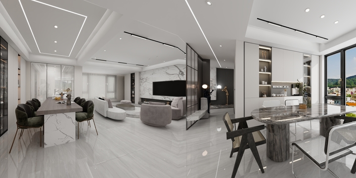 全案设计H华北华-江山印E户型-装修设计方案