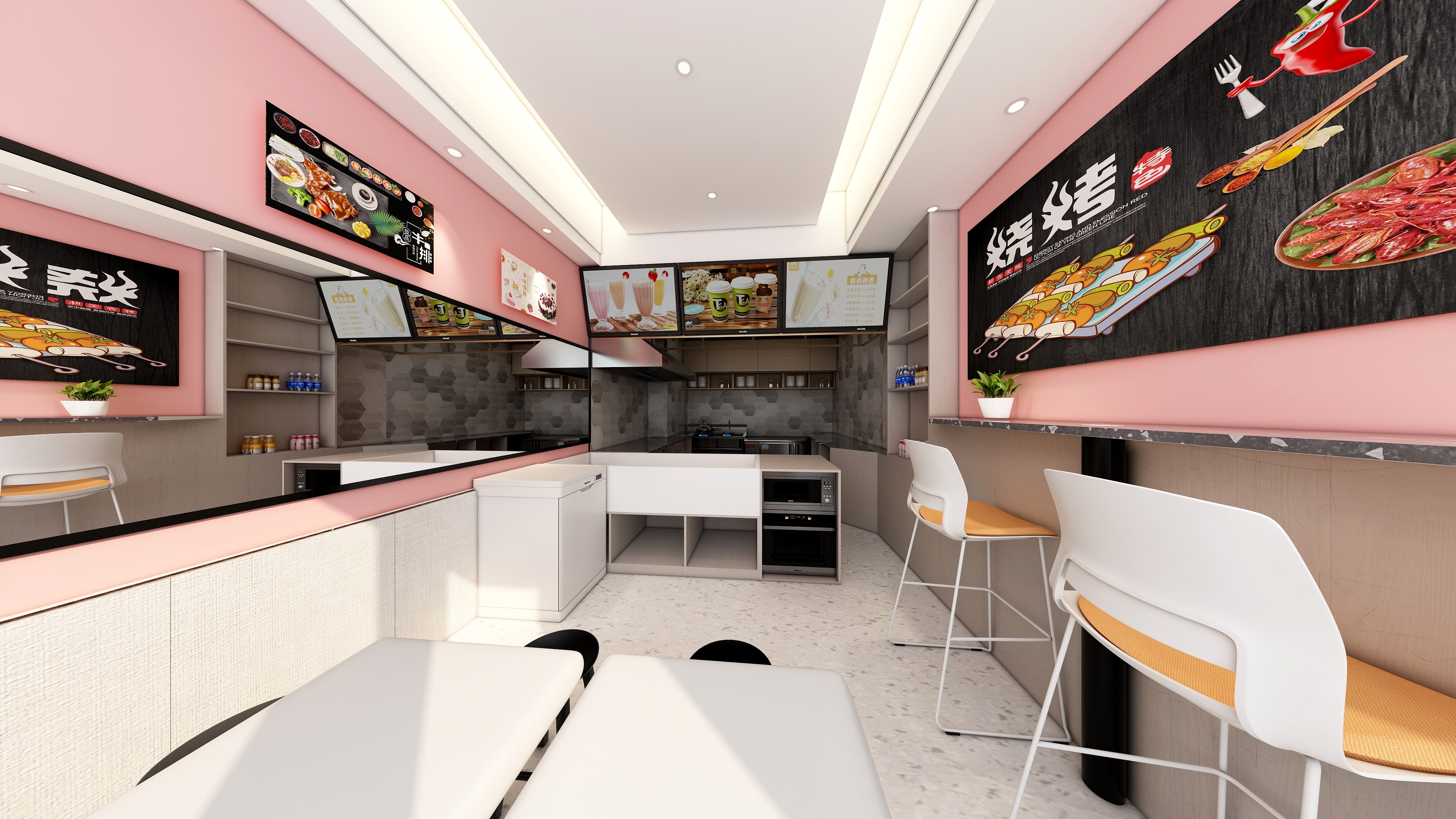 金钢钻装饰工程有限公司-炸串店--2-装修设计方案