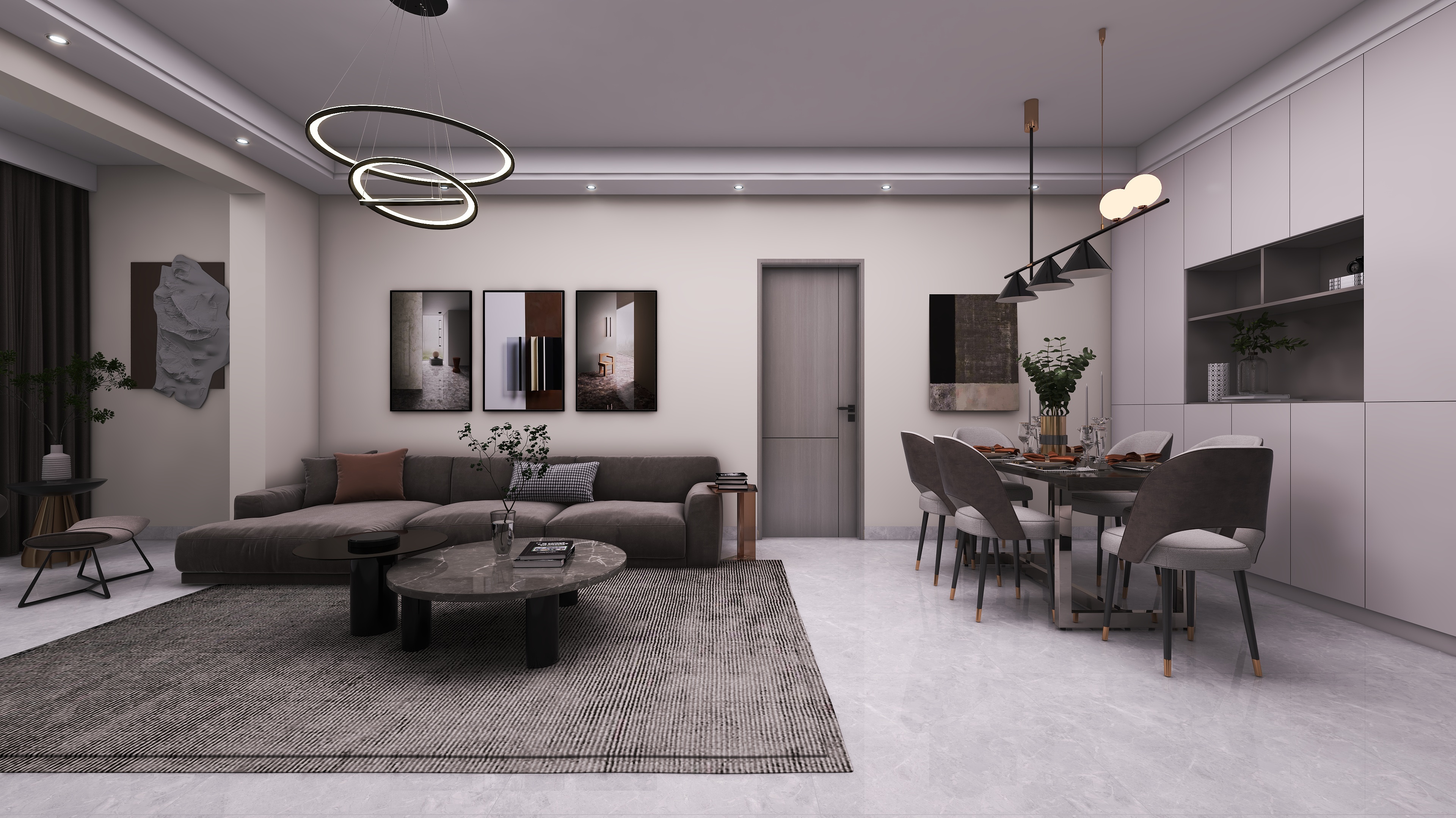 enyi设计工作室-华侨凤凰城装修效果图