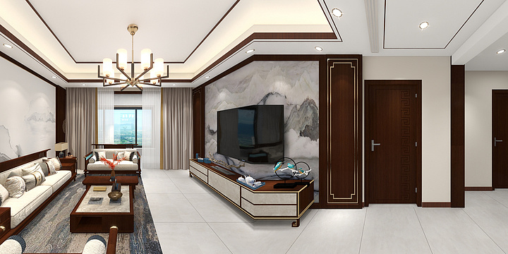 155****7087vCqo-新中式87-装修设计方案