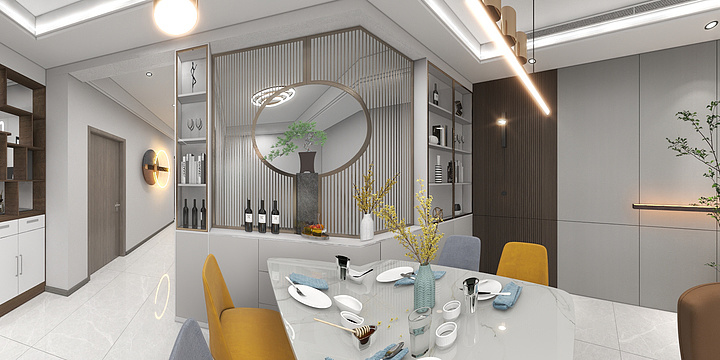 万家美装饰有限公司-海林御苑三期103户型-装修设计方案