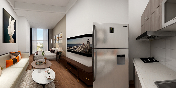 Design木子-平层公寓中式家具-装修设计方案