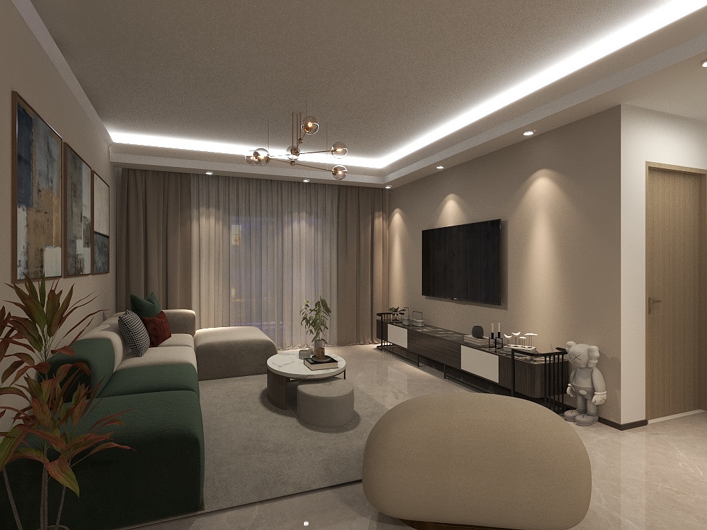 览木家具Design-104㎡3室-装修设计方案