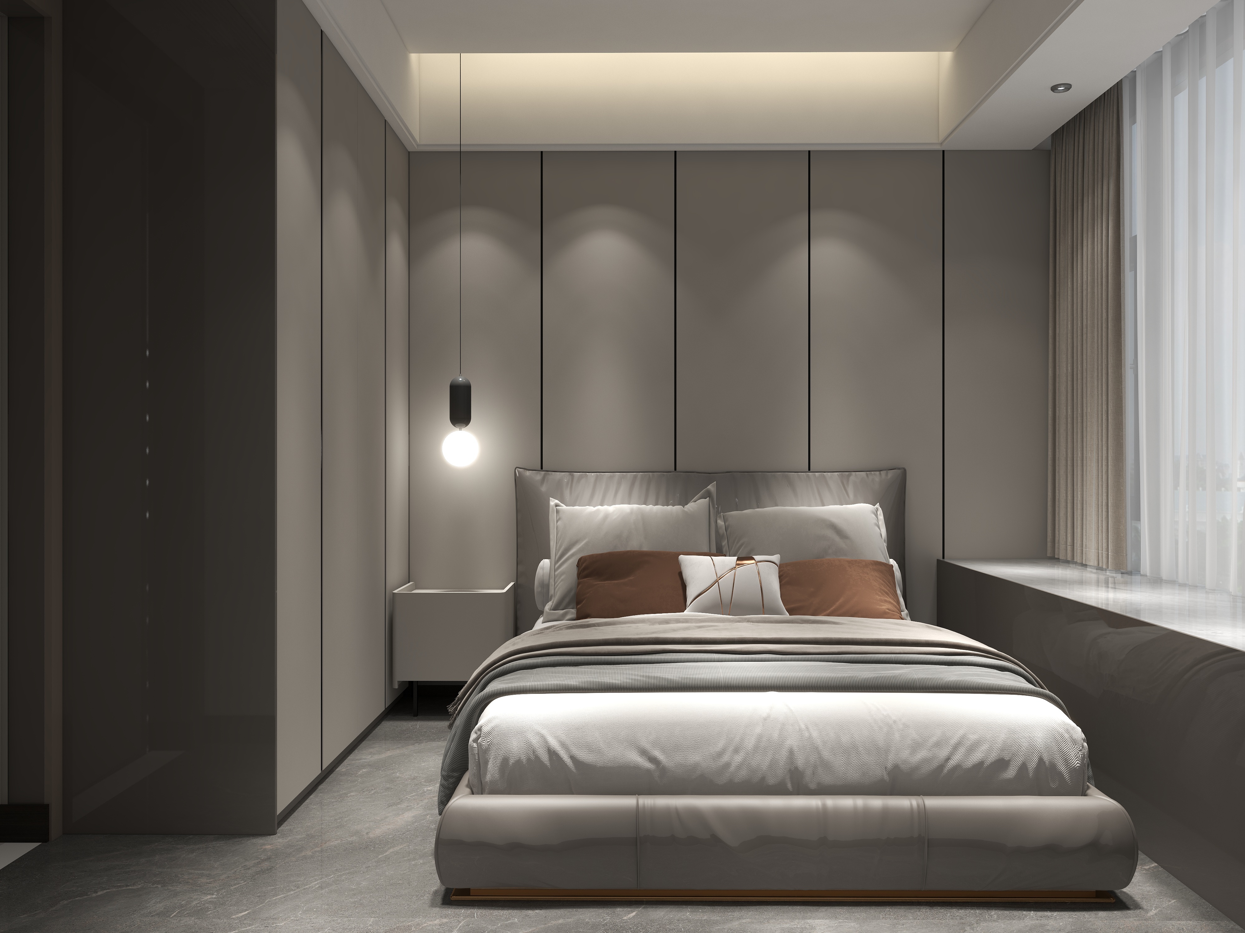 室内全案设计王工-明月青城129彭兄弟-装修设计方案