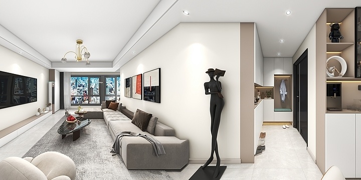 全景VR效果-现代简约-装修设计方案