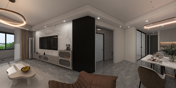 沧渊鱼-万达华府(1)-装修设计方案